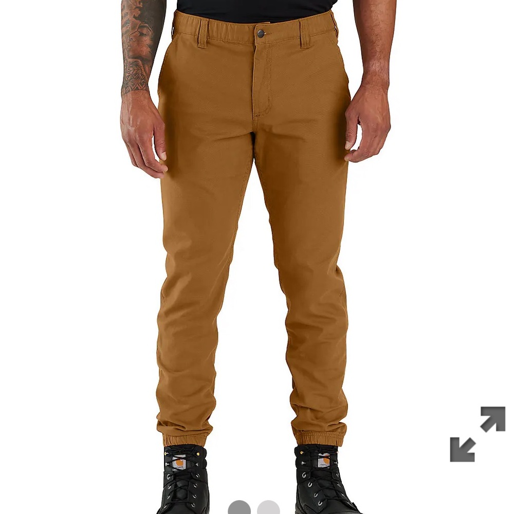 RUGGED FLEX RELAXED FIT CANVAS JOGGER PANT